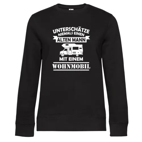 Camping Rentner Womo Wohnmobil Camper Wohnwagen Frauen Sweat