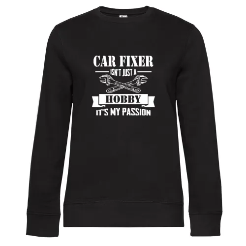 Car Fixer Hobby - Kfz Mechaniker Mechatroniker Sweat Frauen Queen Crew Neck