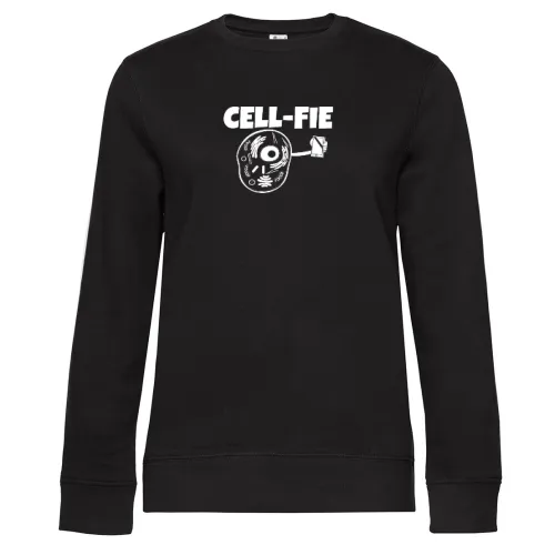 Cell Fie - Das Wissenschafts Selfi Sweat Frauen Queen Crew Neck