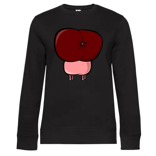 Comic Kuheuter Sweat Frauen Queen Crew Neck