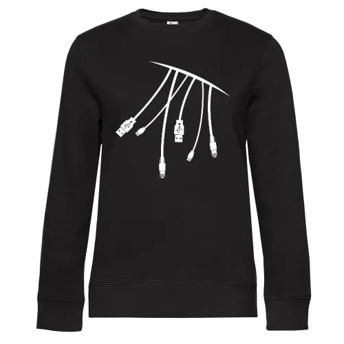 Computerkabel Frauen Sweat