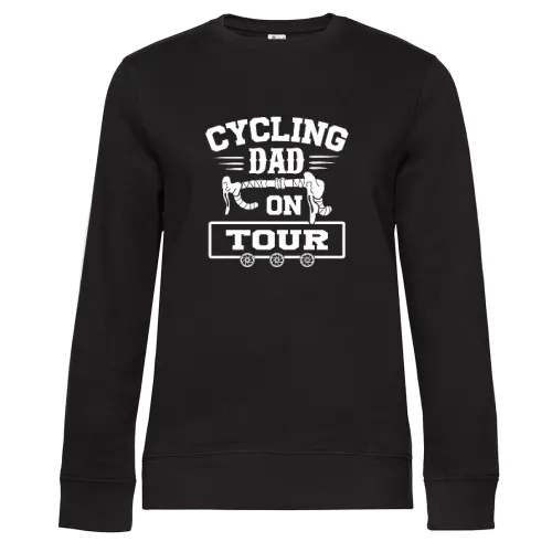 Cycling Dad - Rennrad Radfahrer Fahrradfahrer Sweat Frauen Queen Crew Neck