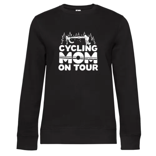 Cycling Mom - Rennrad Radfahrer Fahrradfahrer Sweat Frauen Queen Crew Neck