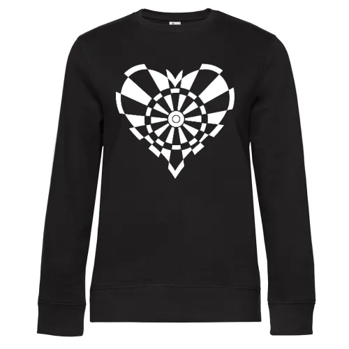 Dartscheiben Herz Frauen Sweat