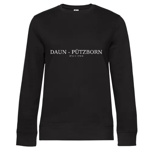 Daun - Pützborn Koordinaten Sweat Frauen Queen Crew Neck
