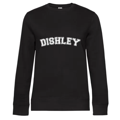 Dishley Sweat Frauen Queen Crew Neck