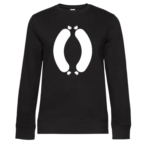 Doppel Wurst Sweat Frauen Queen Crew Neck