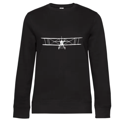 Doppeldecker Flugzeug Frauen Sweat