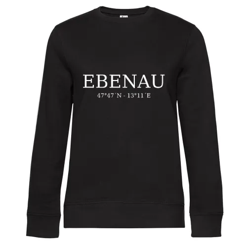 Ebenau Koordinaten Sweat Frauen Queen Crew Neck