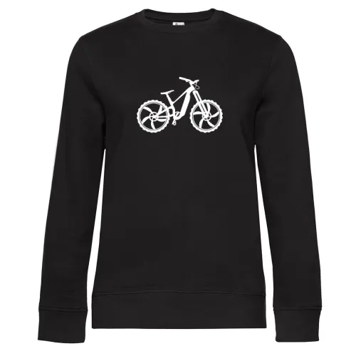 Ebike Fahrrad Horizontal Trail MTB Ebiker Sweat Frauen Queen Crew Neck