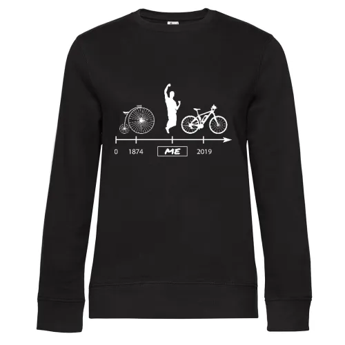 Ebike Hochrad Fahrrad Evolution Farbe wählbar Sweat Frauen Queen Crew Neck
