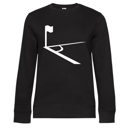 Eckball Fussball Sweat Frauen Queen Crew Neck