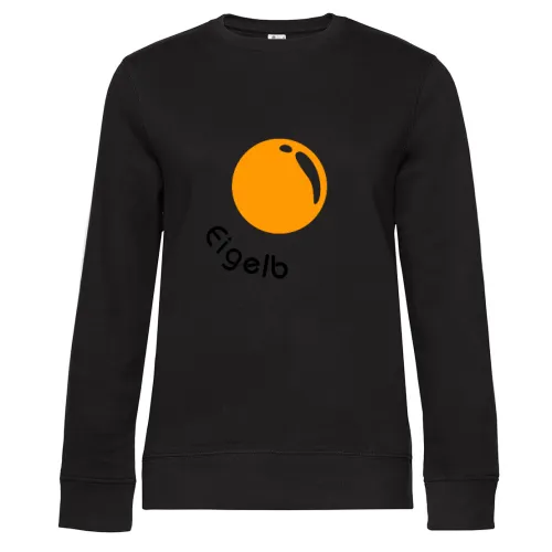 Eigelb Sweat Frauen Queen Crew Neck