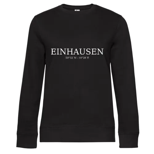 Einhausen Koordinaten Sweat Frauen Queen Crew Neck