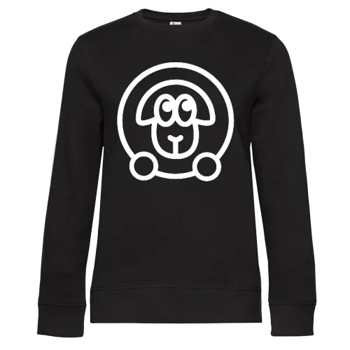 einzelnes Schaf Sweat Frauen Queen Crew Neck