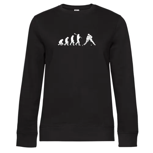 Eishockey Evolution Ice Hockey Evo Hockeyspieler Sweat Frauen Queen Crew Neck