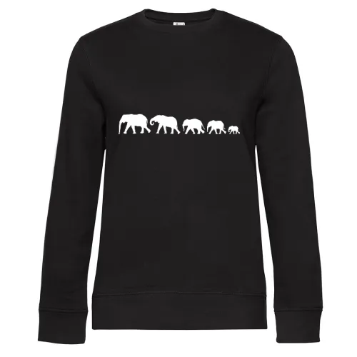 Elefantenfamilie XXL Frauen Sweat