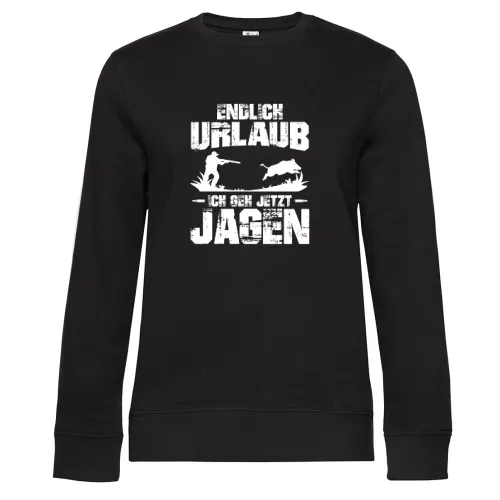 Endlich Urlaub Ich Geh Jagen Jagtsaison Jäger Sweat