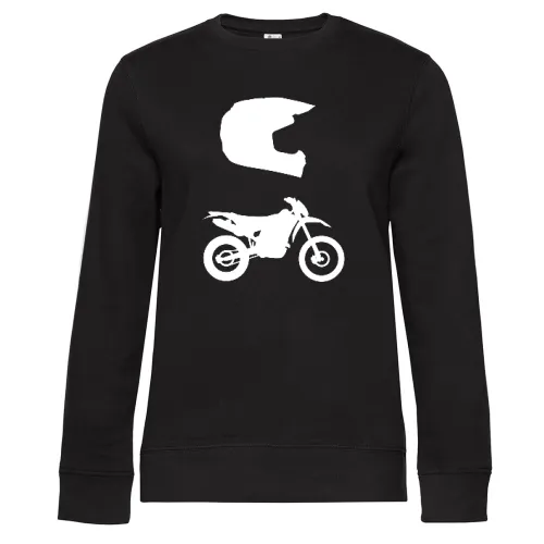 Enduro Cross und Helm Frauen Sweat Enduro Cross und Helm Sweat