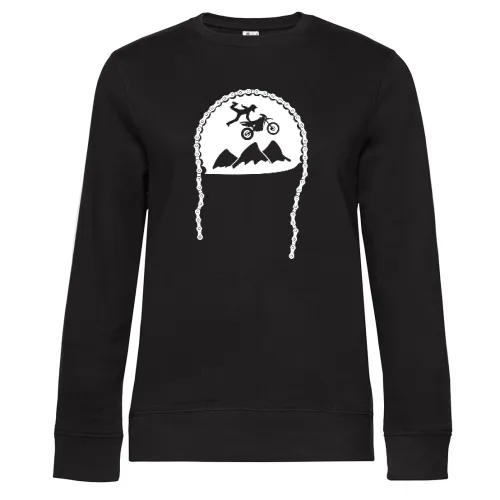 Enduro Sprung Kettenblatt Frauen Sweat Enduro Sprung Kettenblatt Sweat