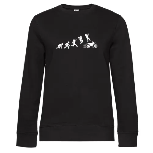 Enduro Stichmännchen Motorrad Evolution Sweat