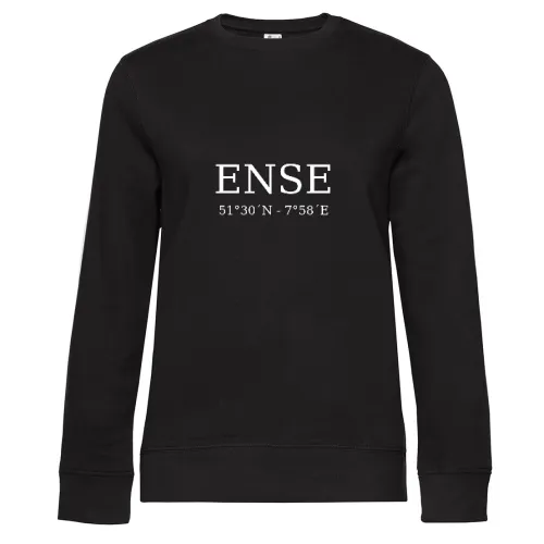 Ense Koordinaten Sweat Frauen Queen Crew Neck