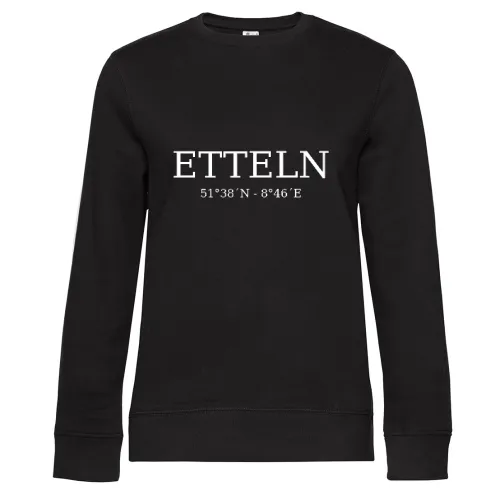 Etteln Koordinaten Sweat Frauen Queen Crew Neck