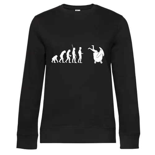 Evolution große Mülltonne  Frauen Sweat