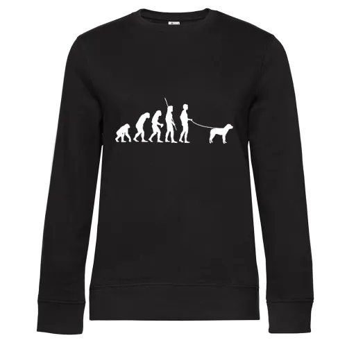Evolution Hund Sweat Frauen Queen Crew Neck