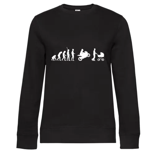 Evolution Motorrad mit Kinderwagen Sweat