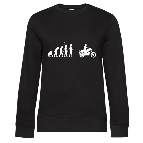 Evolution MZ ETZ Motorrad Frauen Sweat Evolution MZ ETZ Motorrad Sweat
