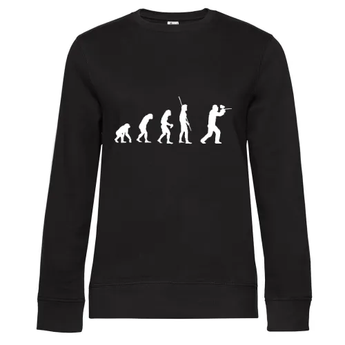 Evolution Paintball Sweat Frauen Queen Crew Neck