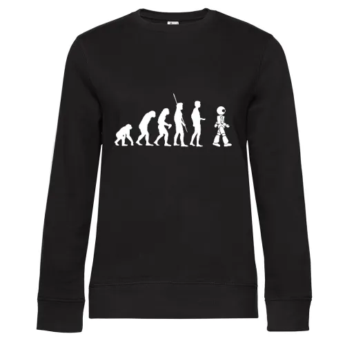 Evolution Roboter Sweat Frauen Queen Crew Neck
