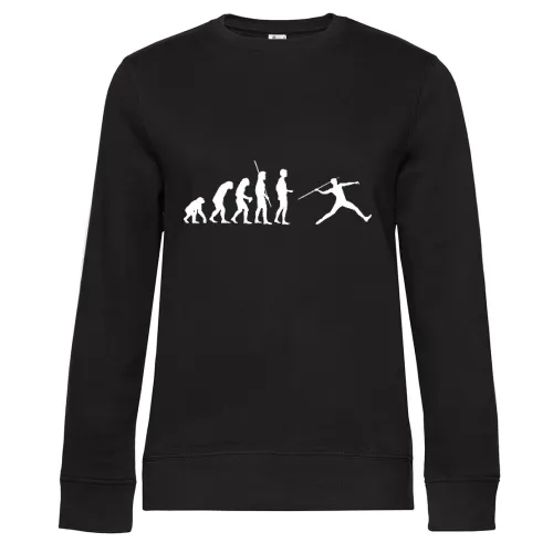 Evolution Speerwerfer Sweat Frauen Queen Crew Neck
