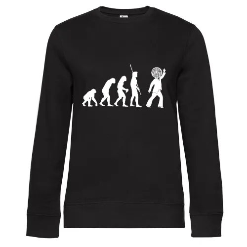 Evolution Tänzer mit Diskokugel  Sweat Frauen Queen Crew Neck