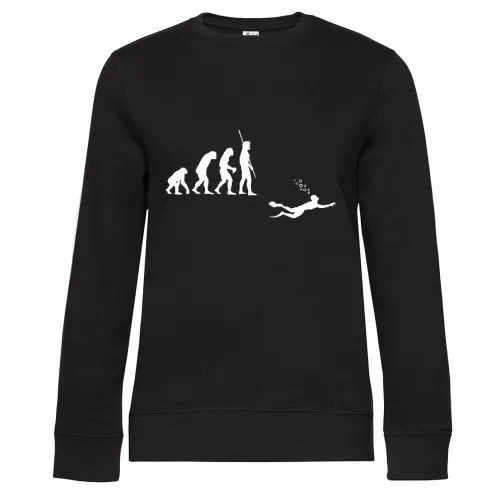 Evolution Taucher Frauen Sweat