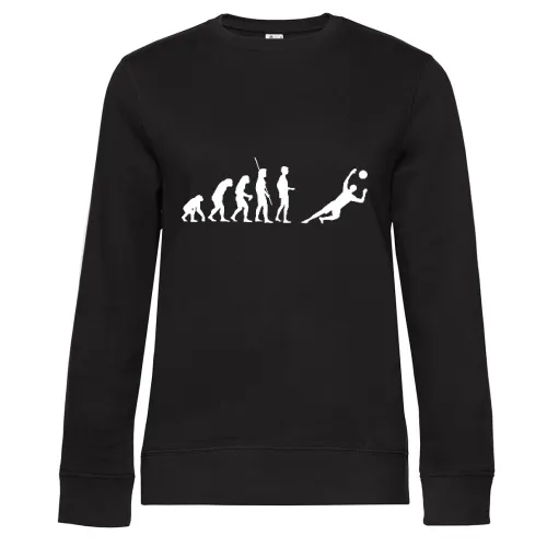 Evolution Torhüterparaden Sweat Frauen Queen Crew Neck