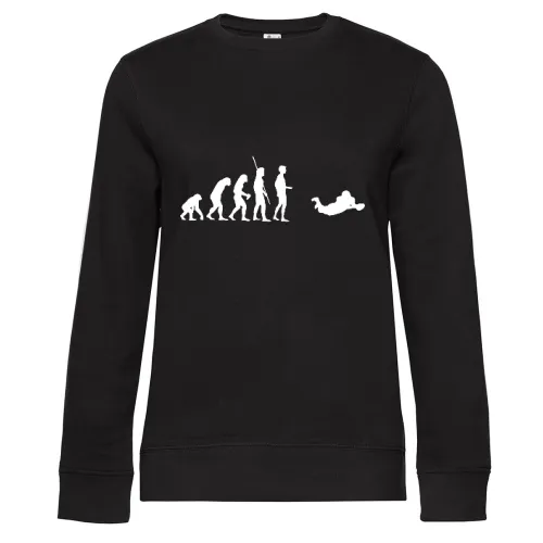 Evolution Touchdown Football Sweat Frauen Queen Crew Neck