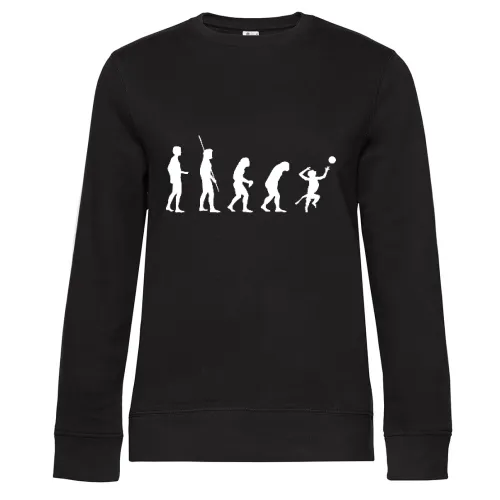 Evolution Volleyball Affe Sweat Frauen Queen Crew Neck