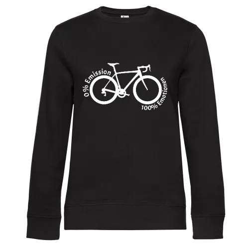 Fahrrad 0 Emission 100 Emotionen Sweat Frauen Queen Crew Neck