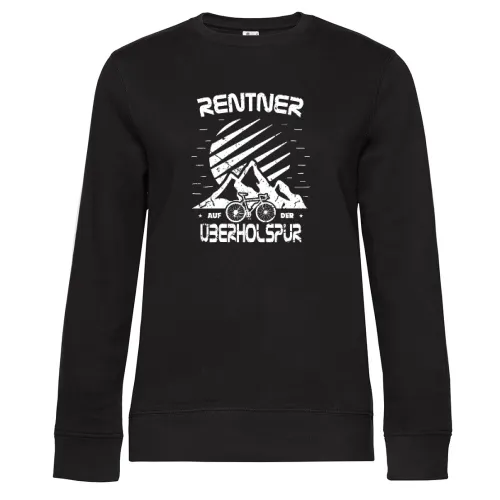 Fahrrad Rentner Spruch Berge Bike lustig Frauen Sweat