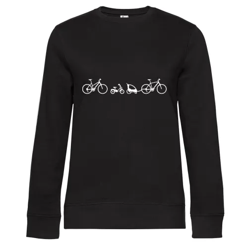 Fahrradfamilie Frauen Sweat