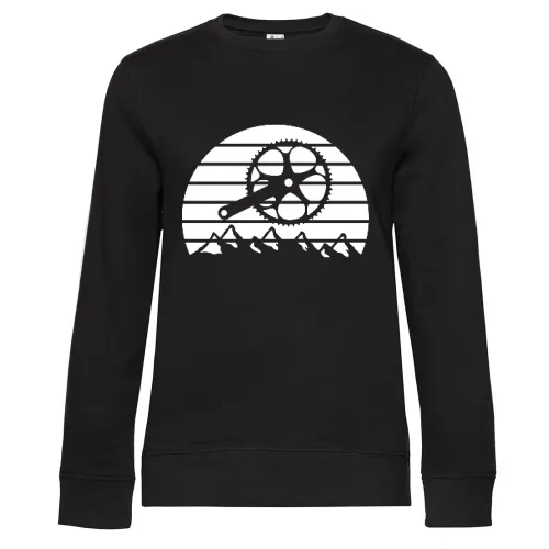 Fahrradteile Berglandschaft - Sweat Frauen Queen Crew Neck