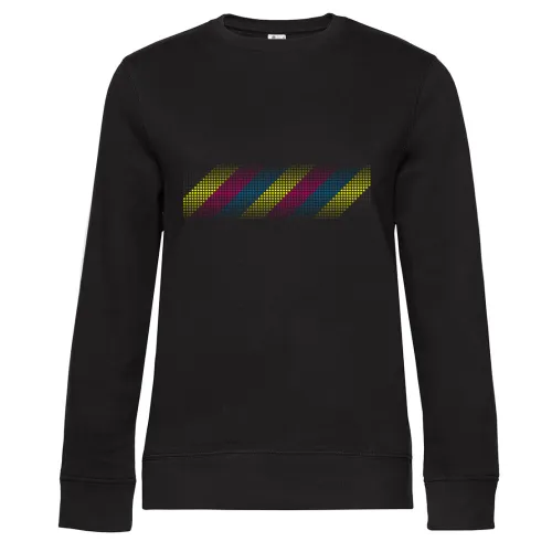 Farbige Punkte mit Verlauf Frauen Sweat Farbige Punkte mit Verlauf Sweat