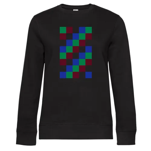 Farbspiel Sweat Frauen Queen Crew Neck