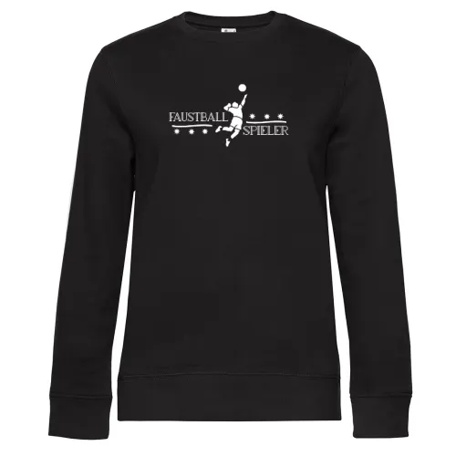 Faustball Fistball Faustballer Faustballspieler Sweat Frauen Queen Crew Neck