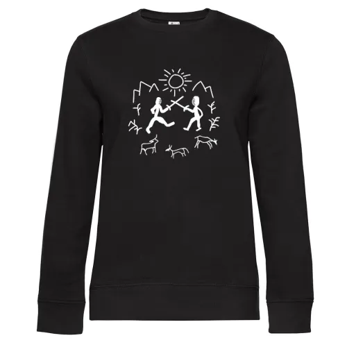 Fechten Höhlenmalerei Fechter Frauen Sweat