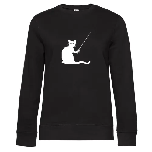 Fechten Katze Fechter Frauen Sweat