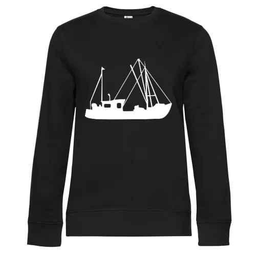 Fischkutter Sweat Frauen Queen Crew Neck
