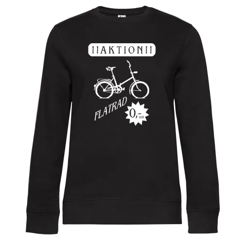Flatrad Aktion Platten Sweat Frauen Queen Crew Neck